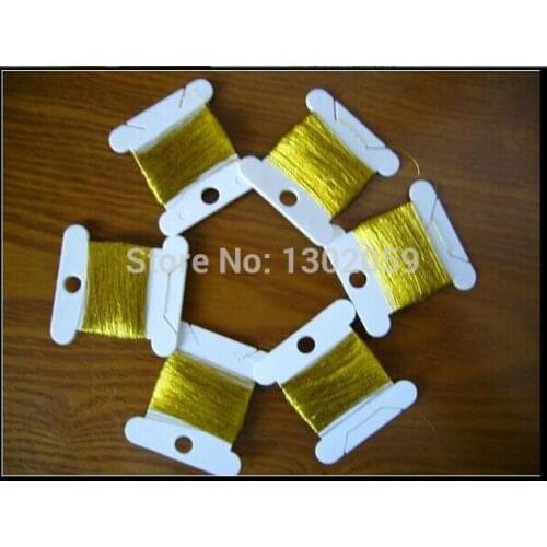 Factory Shop Cross Stitch Embroidery Thread Gold And Silver Thread Floss Computer Embroidery Thread------1 Lots=30 Pieces