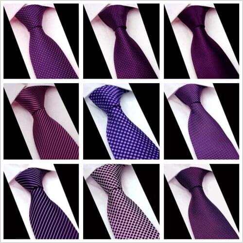 Fashion Dots Mens Suits Necktie Polyester Silk Plaid Ties Floral Gravata for Mens Suit Business & Bridegroom Classic Neck Tie