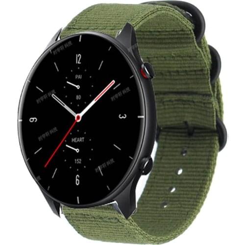 Original Strap For Xiaomi Huami Amazfit GTR 2E GTR2 Watch band For Huawei watch GT 2 GT2 Pro Bracelet Nylon Belt Wristband