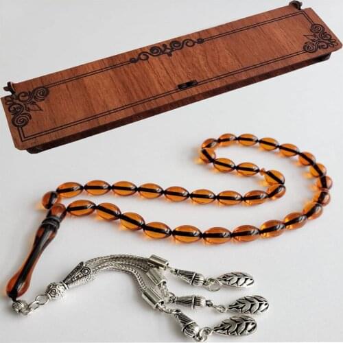 Gift Dust Amber Prayer Beads