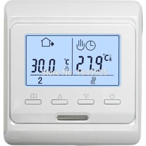 10 pieces M6.716 220V 16A LCD Programmable Electric Digital Floor Heating Room Air Thermostat Warm Floor Controller thermostat