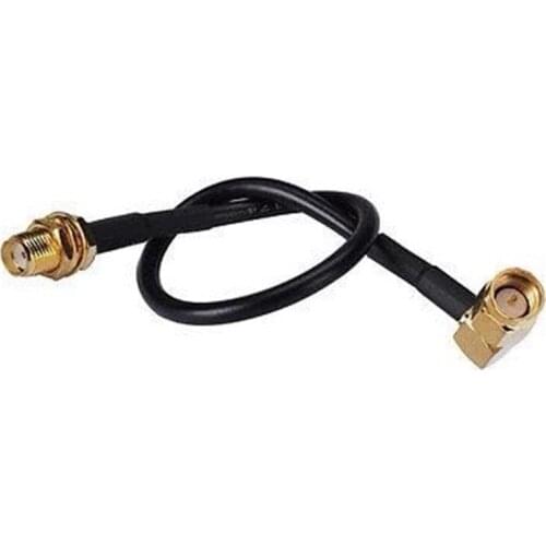 SMA Male Plug To SMA Female Jack RF Coaxial Connector RG174 Pigtail Jumper Low Loss Cable Adapter with 15cm wire