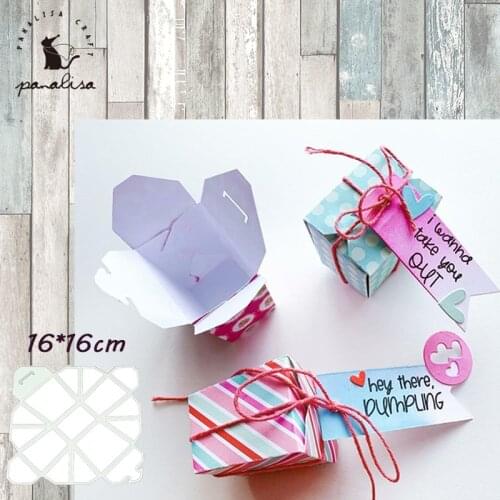 Panalisacraft Basic Gift Box Metal Cutting Dies Stencils for DIY Scrapbooking/photo album Decorative Embossing DIY Paper Cards