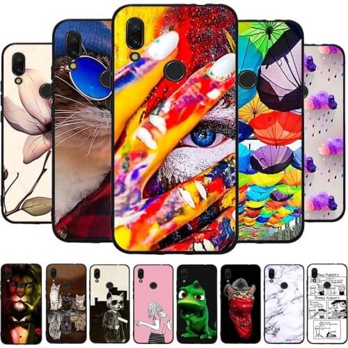 Silicon Case For Xiaomi Redmi 7 Cover Full Protection Soft TPU Back Cover for Redmi 7 Case Bumper Phone Shell Bag Coque