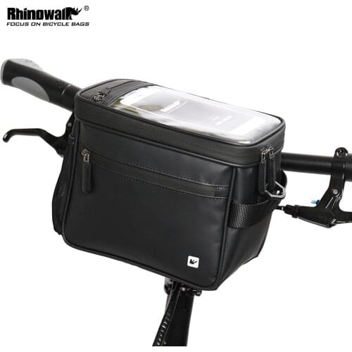 Rhinowalk MTB Bicycle Bike Handlebar Bags frame phone bag Touch screen waterproof front tube shoulder cycling bag RK18996