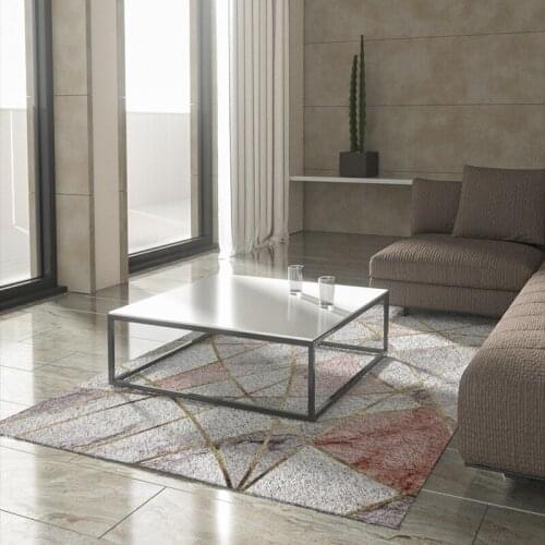 Thicken Fluffy Modern Geometric Home Decor Comfortable Carpet Rug In Living Room Bedroom Parlor Wood Floor Anti Slip Antifouling