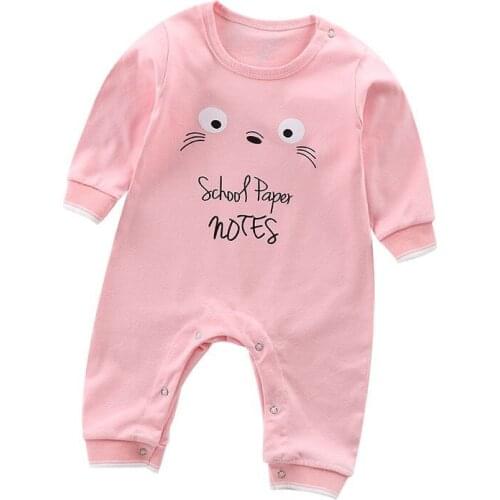 ZWY839 Autumn New Baby Rompers Newborn Baby Boys Girls Long Sleeve Jumpsuit Pure Cotton One Piece Outfits Toddler Baby Clothing
