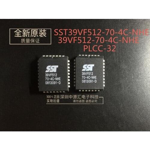 10pcs 100% new and orginal SST39VF512-70-4C-NHE 39VF512-70-4C-NHE 512 Kbit / 1 Mbit / 2 Mbit / 4 Mbit (x8) Multi-Purpo in stock