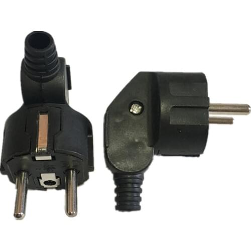 10pcs 16A German Korea French detachable Dismantling connection wiring EU plug socket Rewirable assembly European EU plug