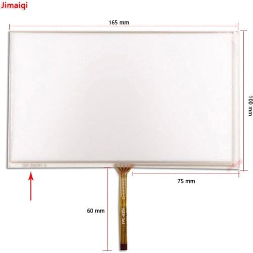 165*100 mm 165mm * 100 mm 4Pin Resistive 7" inch Touch Screen Panel Digitizer sensor for Car DVD PLC FPC-0356 ZCR-2567R1-2 5 8
