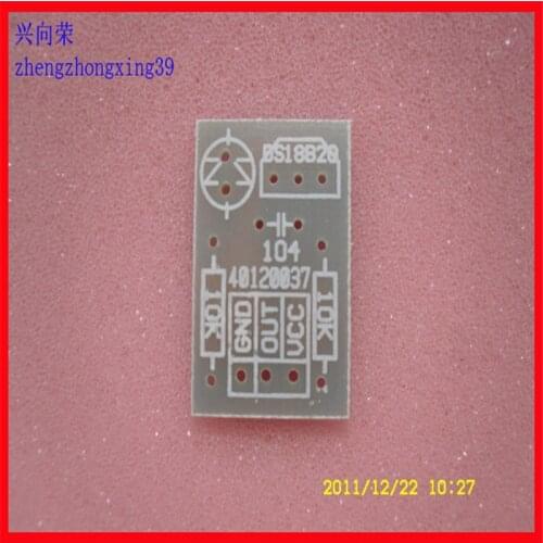 Temperature measurement module Temperature sensor module DS18B20 module Laser receiving head and other modules Empty PCB board