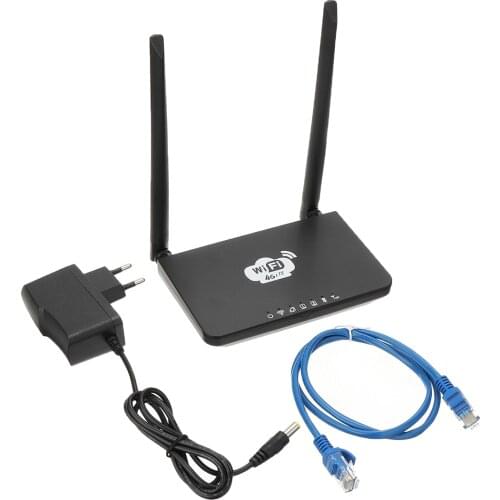 High Quality ABS 1PC 4G LTE Wireless Router Home Mobile WiFi Hotspot W/ 6-pin SIM Card Slot 14 X 8.5 X2.4cm 300Mbps