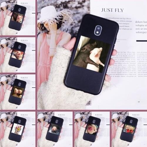 Phone Case For Samsung Galaxy J4 J6 J8 Plus 2018 J2 J5 J7 Prime Silicone Pig Back Cover For Samsung J3 J5 J7 2015 2016 2017
