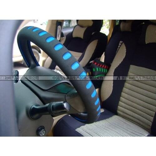 By dhl or ems 50pcs EVA Universal Car Steering Wheel Cover Diameter 38cm Automotive Soft EVA Steering Wheel Cover hot sale