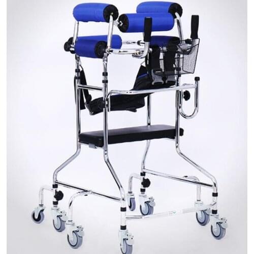 8 wheels Stable Elder helper Walking aids Rehabilitation walker rehab chair with seat recovery-equipment