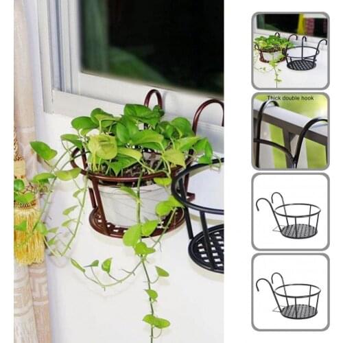 Artistic Practical Flower Pot Holders Stand 3 Colors Plant Basket Wear-Resistant Home Decoration