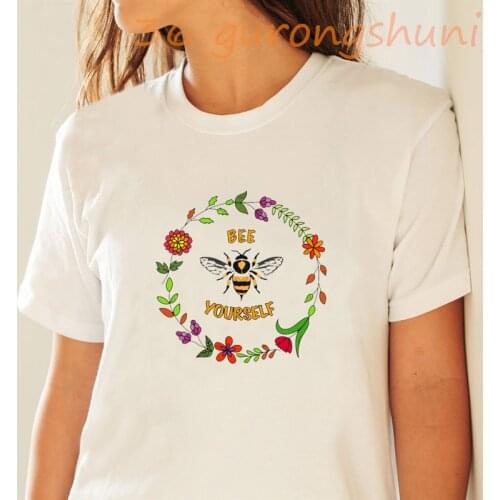 Summer tops Animal Honeybee harry styles t-shirt kpop harajuku tshirt bee yourself kawaii vintage t shirt women 2020 tumblr