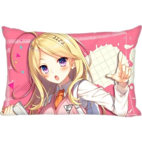 Custom Danganronpa Pillow Cover Rectangle Zippered Classic Fashion 50X75cm Two sided Prints Pillow Case