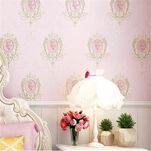 Beibehang Continental pastoral non-woven wallpaper American country wallpaper living room bedroom bamboo fiber green wallpaper