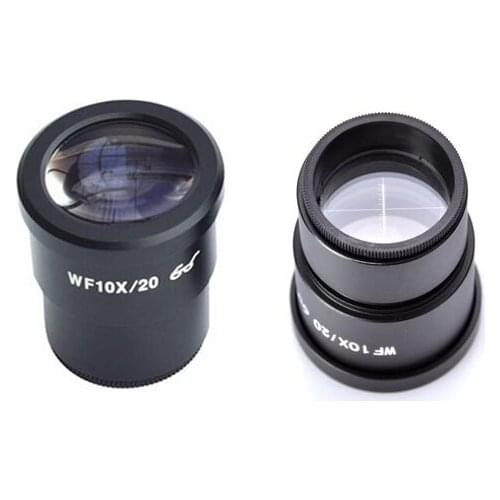 Supper Widefield WF10x -20mm Microscope Eyepiece W/Cross reticle Dia30mm for Stereo microscope