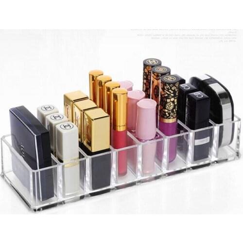 Make Up Organizer Acrylic Storage Box Large Cabinet Powder Display Shelf