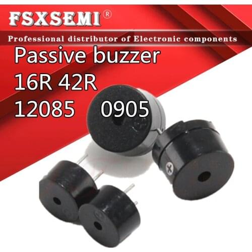 100pcs/lot Passive Buzzer AC 12MM*8.5MM 12085 0905 9*5.5MM 16R 42R Resistance 3V 5V 9V 12V In Common Use New Wholesale