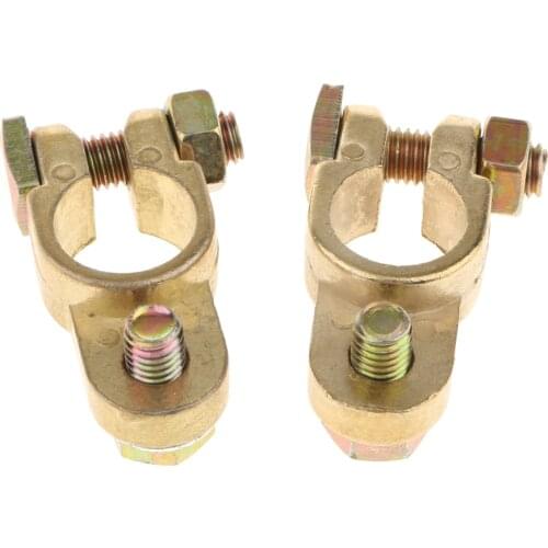 Positive Negative Motorcycle Car Battery Terminal Clamp Clips Connectors