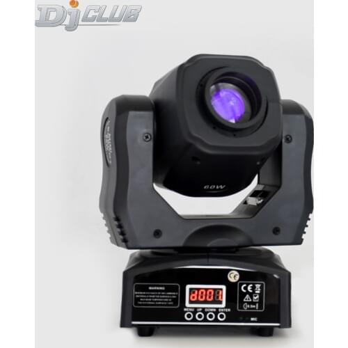 Mini Spot 60W Gobo Moving Head With 7 Colors By Dmx 512 Control Mini Led Moving Head Light For Dj