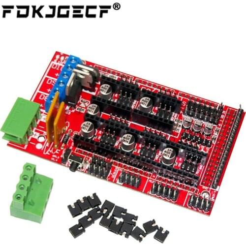 RAMPS 1.4 Panel Part Motherboard 3D Printers Parts Shield Red Black Controls