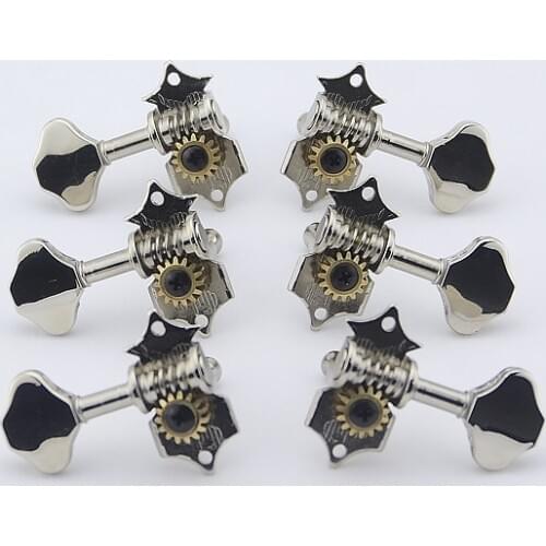 Clearance Sale 1 Set GuitarFamily Vintage Guitar Machine Heads Tuners Nickel ( #0749 ) Made In Taiwan
