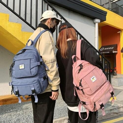 Men Backpack New Fashion School Bag For Teenage Boys Girls Laptop Backpacks Shoulder Travel Bag Female Backbag Rucksack Mochila