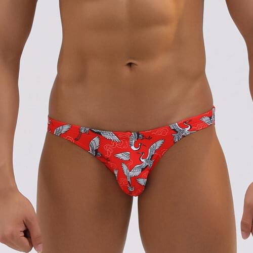 Sexy Mens Swim Briefs Bikini Swimwear Swiming Trunks For Young Man Swimsuit Bathing Suit Beach Shorts Gay Seobean Zwembroek 2021