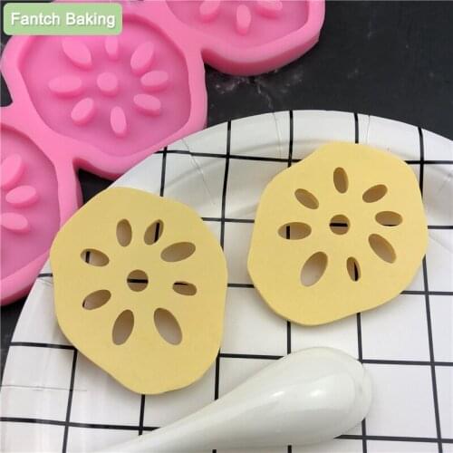 Sugarcraft Lotus Root Shape Silicone molds fondant mold cake decorating tools chocolate moulds wedding decoration mould