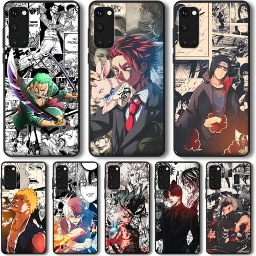 Cool Anime Protagonist Phone Case For Samsung Galaxy S20 S21 Ultra S10 S10E S9 S8 S7 Note 20 10 9 8 Plus Edge silicone Case
