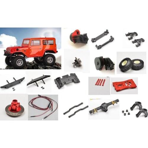 Spare PARTS For EX86100 136100 1/10 RC Electric 4WD simulation climbing rook cralwer car 136100 RGT Zero HSP Redcat