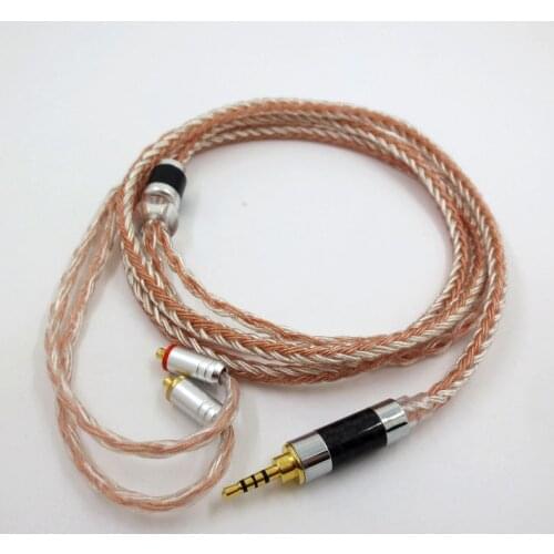 ZSFS 16 Core occ Silver Plated Cable 2.5/3.5/4.4mm Balanced Cable For Shure se215 se315 se425 se535 Se846 ue900 W40 W80 Earphone