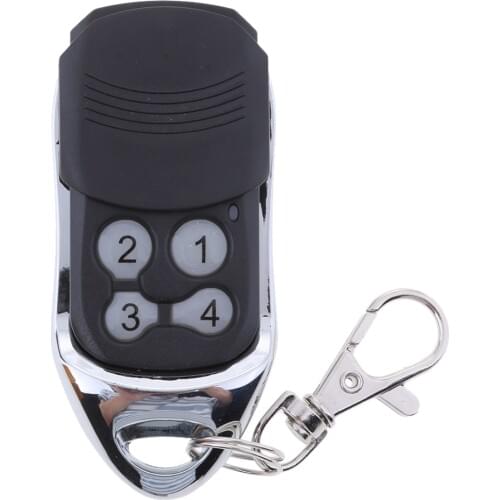 1 Pcs Garage Door Remote Cloner Rolling Keyring Replacement For Nice Flor-S FLO1-RS FLO2-RS 433MHz 1.57x1.18x0.39 Inch