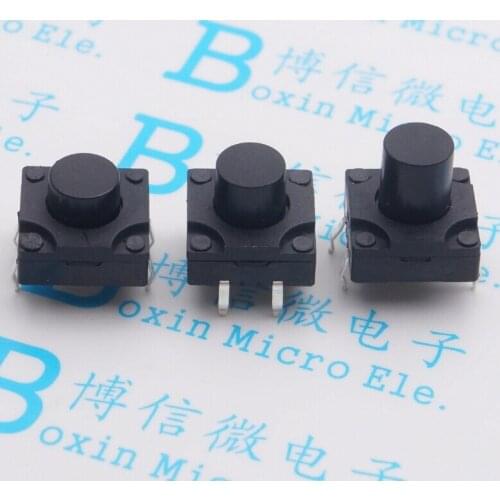 20pcs/Waterproof switch 12X12X8.5 Tact Switch 4 Pin Micro switch 4P 12*12*8.5MM