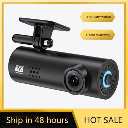 2K Dash Cam 1S Smart Car DVR Camera Wifi APP Voice Control Dashcam 1080P HD Night Vision Car Camera Video Recorder G-sensor