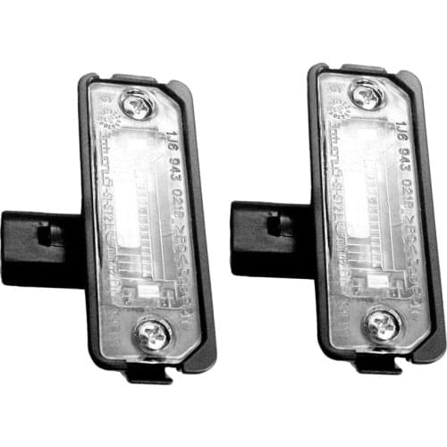 2X License Plate Light Lamp 1J6943021B for Beetle GOLF MK4 Lupo Phaeton
