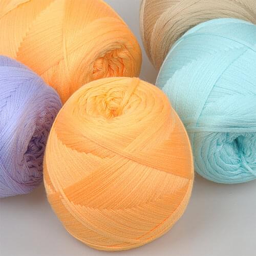 3pcs Mercerized Cotton Wool Hand-woven Scarf Line Diy Milk Cotton Multi-strand Pure Cotton Yarn Baby Wool 200g Yarn for Knitting