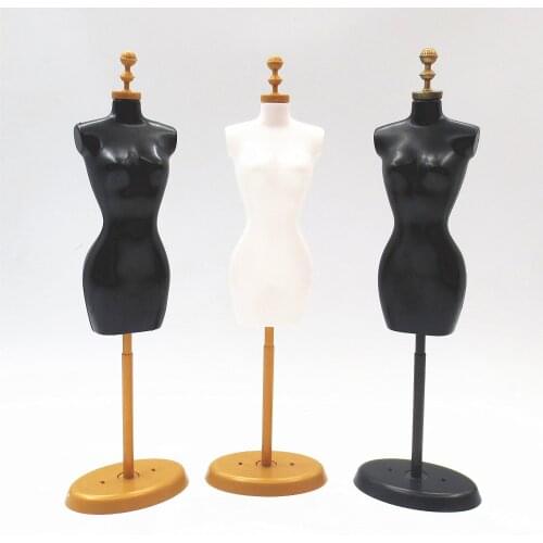 4 Pieces Doll Clothes Model 30cm Doll Accessories ABS Frame Clothing Support Clothes Rack Hollow Art Model Stand By