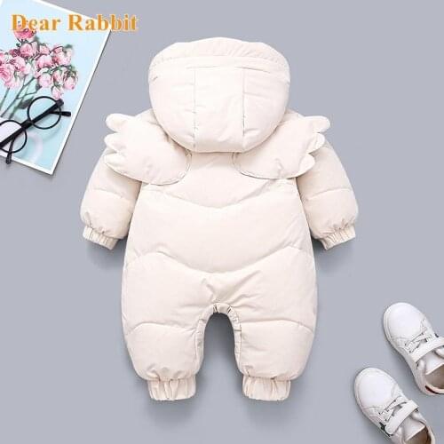 Babys one-piece down jacket 2021 fashion new winter thickened Keep warmcartoon cute style crawling clothes infant snowsuit