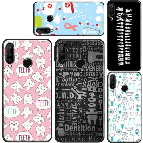 Dentist Dental Tooth Nurse Case For Huawei P30 Lite P10 P40 P20 Pro P Smart 2019 Z Mate 30 Pro 10 20 Lite Cover