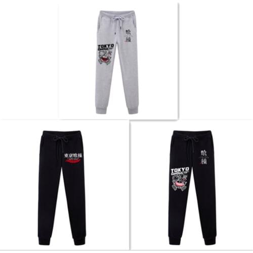 Anime Tokyo Ghoul Logo Long Pants New Comfortable Trousers Teenagers' Casual Sport Pant Unisex`S Casual Long Pants