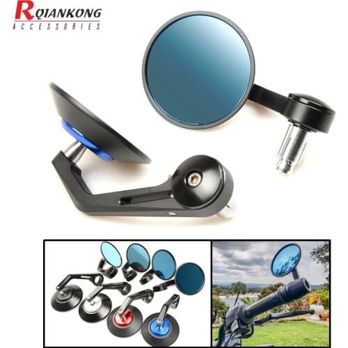 For Kawasaki Z800 Z750 Z1000 Z650 Z900 Z300 Handel Bar Ends mirror Motorcycle Mirror Handlebar Ends Rear Mirrors Side Mirrors