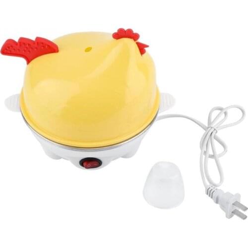 Mini Electric Egg Cooker 6 Eggs Automatic Steamer Boiler Kitchen Tools E2S