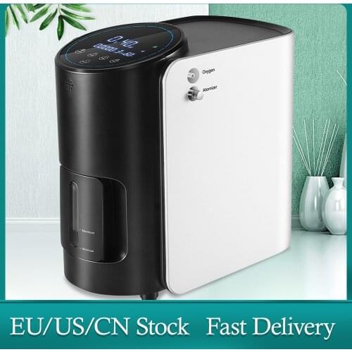 AUPORO 1-7L/min Oxygen Concentrator Machine Generator Portable Oxygen Making Machine Air Purifier AC 220V/110V Low Noise