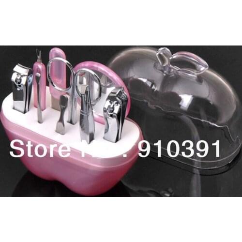 Good quality Retail pack 9pcs/set,9 in 1 manicure set as nails care suit for beauty goods as makeup device