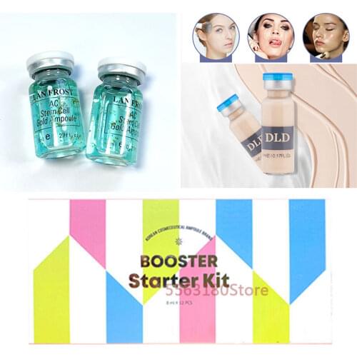 Korean Makeup BB Serum Glow Starter Kit Facial Serum DLD Brightening Anti-wrinkle Mesowhite Treatment BB Cream Glow Skin Care